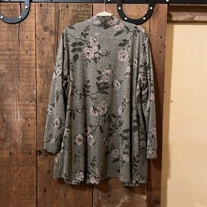 Barely worn, floral cardigan sweater by Lane Bryant. Size 18/20.